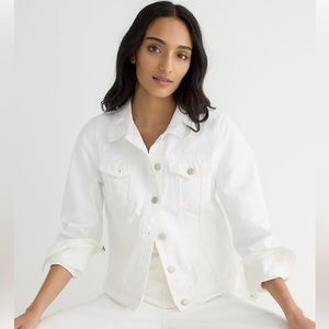 J.Crew Classic denim jacket in white